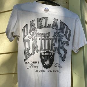 Vintage Oakland raider small t shirt